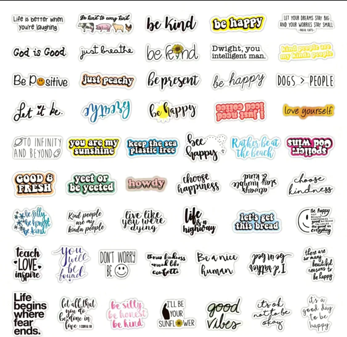 20 x Inspirational Stickers - Image 3