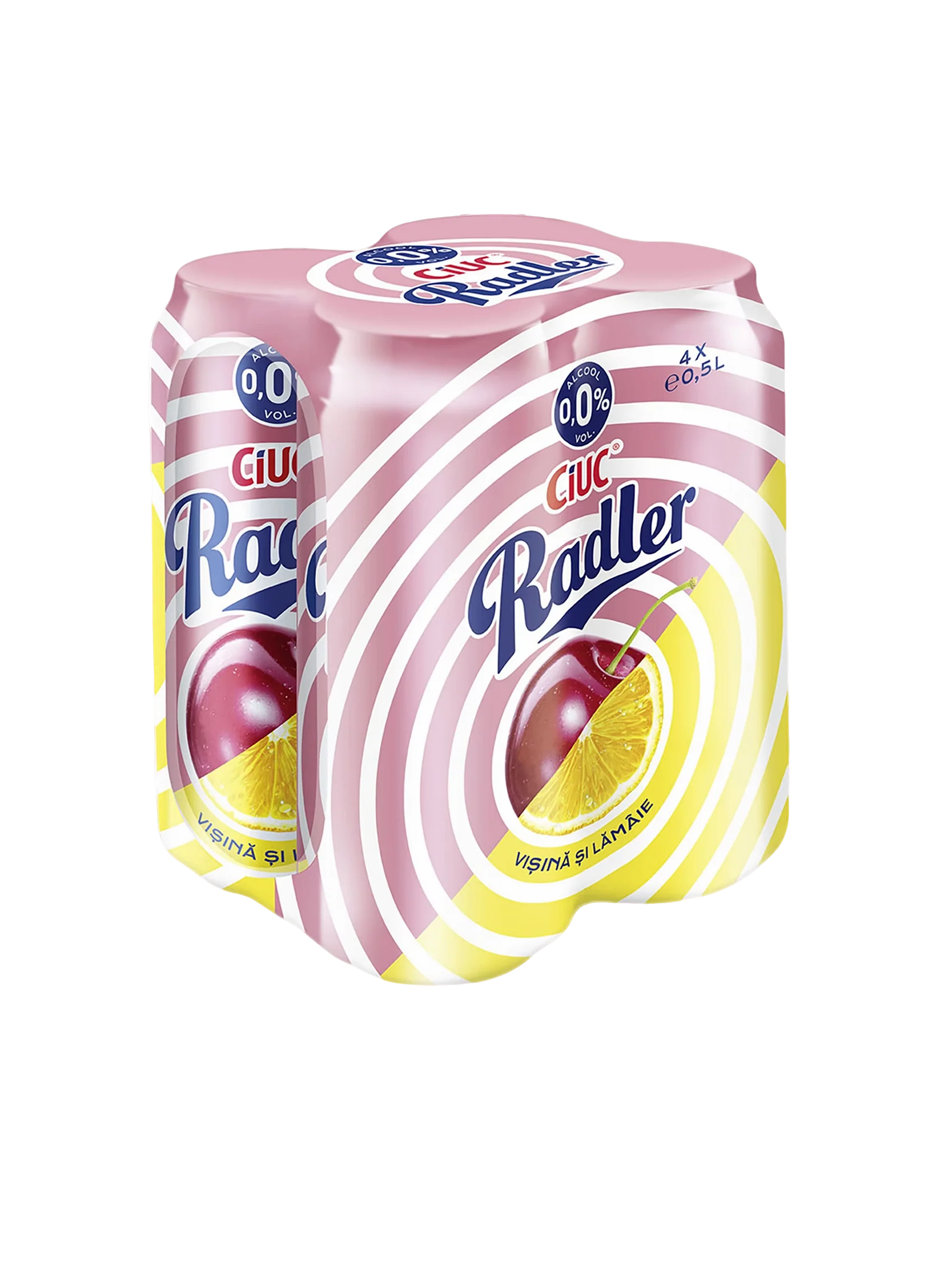 Ciuc Radler Sour Cherry and Lemon Lager Alcohol Free 4x500ml - Image 3