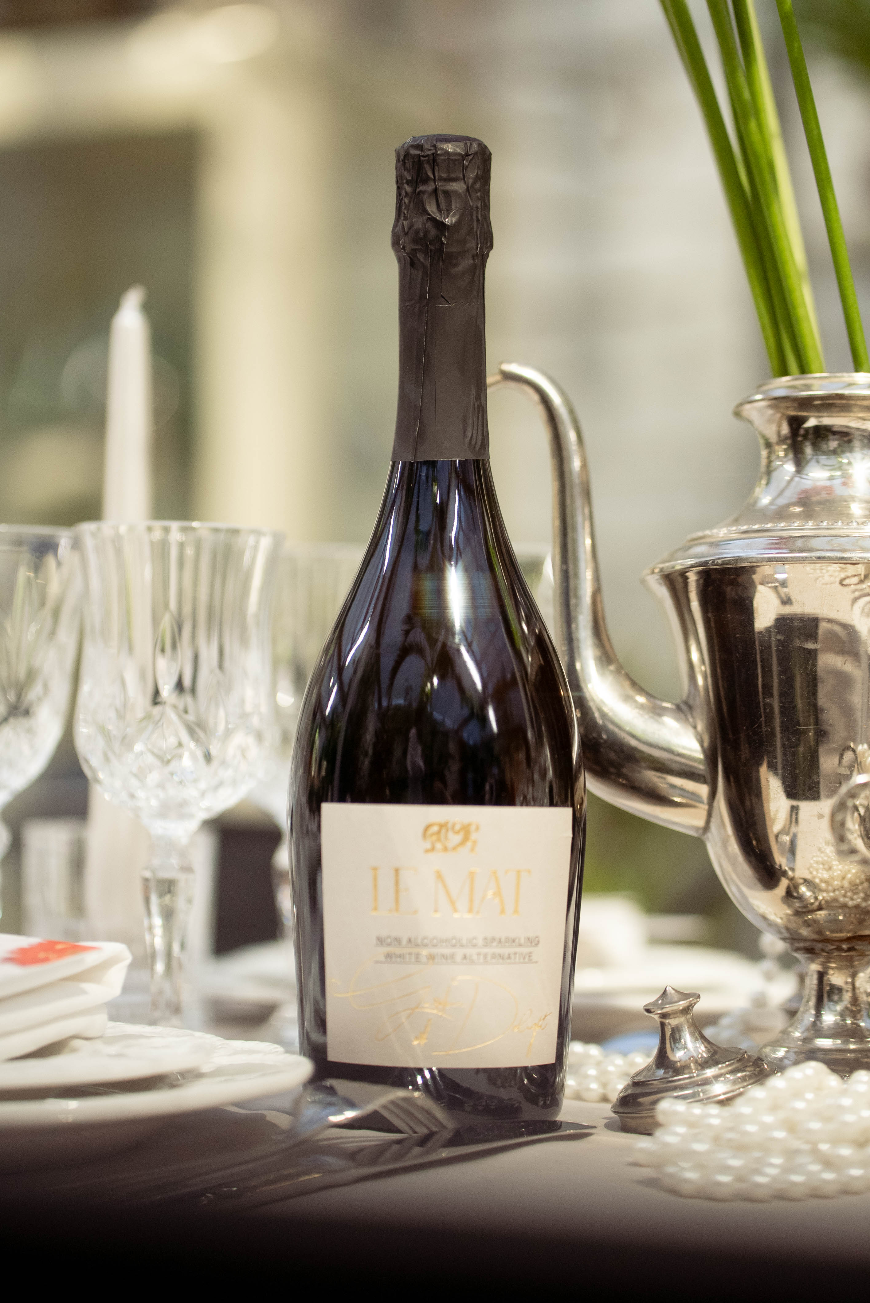 Le Mat Garden of Delight Non-Alcoholic White Sparkling Wine Alternative 750ml - Image 3