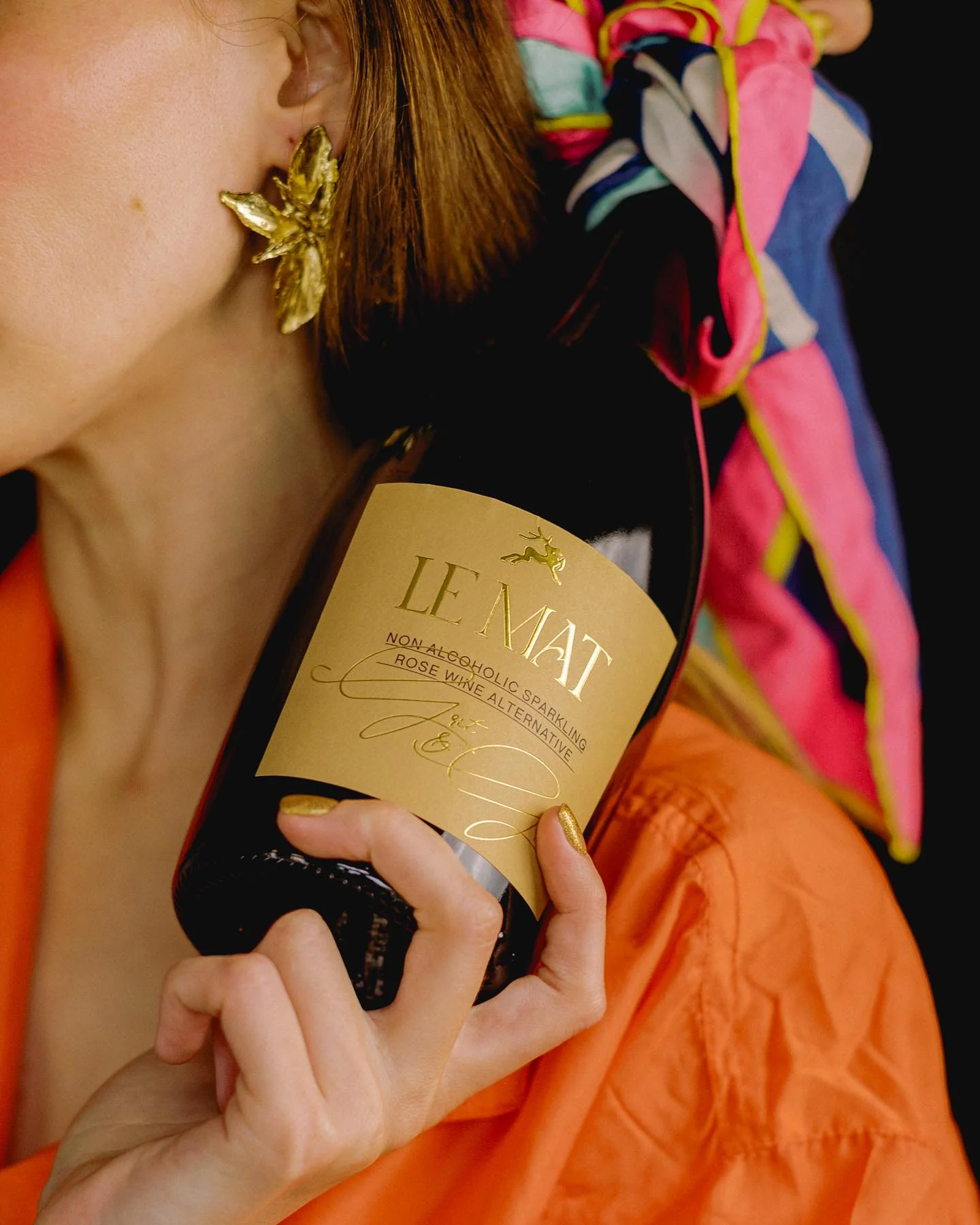 Le Mat Grit & Grace Non-Alcoholic Rose Sparkling Wine Alternative 750ml - Image 10