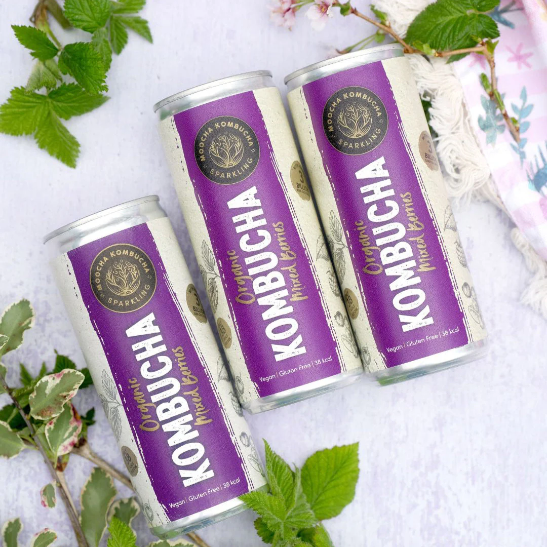 Mixed Berry Flavour Organic Kombucha - Image 3