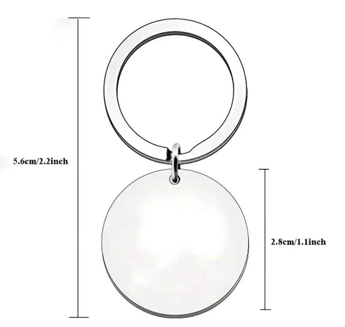 Sobriety Token Gift Keyring - Stainless Steel - Image 6